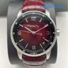 Athleisure AP Wrist Watch Code 11.59 Série 15210BC Platinum Smoked Wine Red Mens Fashion Casual Business Back Transparent Mechanical Watch