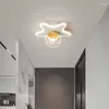 Luzes de teto, corredor do corredor gipsophila, pequeno lustre simples entrada moderna hall de entrada estrelada lâmpada de lâmpada de lâmpada de varanda