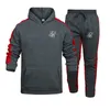 Running Sets Fashion Siksilk Brand Men Tracksuit Autumn Capuzes de moletom de duas peças de roupas casuais casuais com capuz