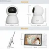 Other CCTV Cameras 5.0 inch Wireless Video Baby Monitor 5000mAh Battery IPS Screen With Nanny PTZ Camera 2-way Audio VOX Lullaby SD TF Card Record Y240403
