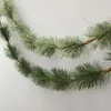 Party Decoration 5.5meters Pine Needle Rattan Vine Christmas Pendant Decorates Ornaments Hanging Tinsel Green Leaf Garden Decor