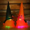 Party Decoration 2024 Halloween Faceless Doll Interior Cloth Art Supplies Illuminated Rudolph Plush Grimace Dwarf Ornaments