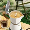 Koffiezetapparaten enkele klep achthoekige koffiepot aluminium moka pot extractie voor het Italiaans koffiezetapparaat met anti-gescheiden houtgreep 150/300 ml y240403