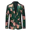 Silver Sequin Suit Jacket Mens Fashion Slim Dress Coat Wedding Party Print Jaqueta Gold Green Blue Terno Masculino M-5XL 6XL 240318