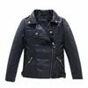 Jackets Brand Fashion Classic Girls Boys Black Motorcycle Catur