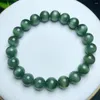 Link Armbanden Natural Green Apatiet Bracelet Crystal Reiki Healing Stone Fashion sieraden Gift cadeau voor vrouwen 1 stks 8/9mm