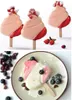 Stampi da cottura marca Creative Torcia Luce a forma di alta qualità Mormo gelato in silicone con bastoncini di legno Lollipop fatti fatti in casa-popsicle