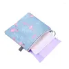 Sacs de rangement 1/2 / 3pcs Sac de serviette hygiénique mignon Tissu de coton Money Money Femmes Small Cosmetic Lipstick Make Up