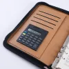 Notepads A5 Diario Notebook e Binder Spirale Binder con calcolatrice BAG CAPPER BOACH BUSTIGE CONFERIMENTO COLLEGGIO COLLEGGIO