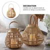 Bandlers Candlers Bandlestick Ornement Stand Holder Lantern Delated Bandleholder Wooden Momen