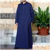 民族衣類イスラム教徒のローブ男性Jubba Thobe s Arabia Kaftan Pour Homme Musman Abaya Qamis Caftan Islamic Fashion Dress Eid Drop ot1x7