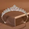 Bridal Headwearwarwar-cor prateada coroa de casamento feminina Tiaras