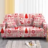 Stuhlabdeckungen Weihnachtslebkuchen Mann gedrucktes elastisches Sofa -Deckung Wohnzimmer 1/2/3/4 Sitz