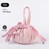 Storage Bags Meet Lazy People Make-up Bag Carry Ear Velvet Cosmetics Travel Portable Drawstring Wash Pouch