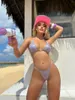 Fallo da bagno femminile arado sexy a due pezzi Donne Micro Bikini Set di perizoma Sumpi estivi da bagno Sumpi Survi Outfit da spiaggia per vacanza Solido