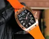 Männer Watch Richarmill Tourbillon Watch Automatische mechanische Armbanduhr Uhren Serie 055 Bubba Watson Edition Keramik Gummihandbuch Windwache