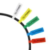 Produkter 3 rolki kabel naklejki phomemo 12,5x74mm + 35mm samoprzylepne wodoodporne naklejki etykiety termiczne 65 sztuk/rolka dla d30 druka