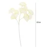 Flores decorativas 1 PCS Simulação requintada Ginkgo Leaf Creative Creative 3 Fake Fake Fake simples Fan