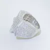 Gwiazda moissanite pierścienie dla kobiet sier palec weselny biżuteria mężczyźni Pass Tester bezpłatna wysyłka