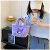 2024 New Kuromi Handbags Wholesale Big Ear Dog Plush Toy Backpack Grab Machine Cute Girl