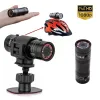 Camera's F9 Action Camera HD 1080P Waterdichte mini Outdoor Bike Motorfiets Helm Sport Action Camera Video DV Camcorder Car Recorder