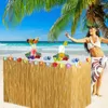 Table Skirt Hawaiian Decoration Set Honeycomb Pineapple Flamingo Umbrella Fruit Straw Combination Hula Festival Party Decor