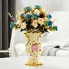 Vasi 1pc Cottono in ceramica Vaso Fiore Ornamenti simulano motivi per ufficio decorazioni per la casa senza bouquet