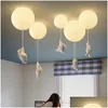 Luci a soffitto Lampade da cartone animato con palloncini moderni per bambini camerette lampada da letto soggiorno decorazioni per la casa lampade per lampada per caduta dhcbu dhcbu