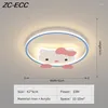 Ceiling Lights Cartoon Animals Decor Lamp For Children's Room Cute Chandelier Lighting Home Bedroom Led Light