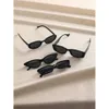 4 pezzi da donna gatto occhio geometrico occhiali da sole da sole per freschi per le vacanze all'aperto viaggiare in spiaggia per la vita quotidiana accessori per abbigliamento quotidiano