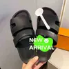 Oran Sandals Summer Leather Slippers Genuine Leather Sandals Foam Runner Platform Genuine Leather Shoes Sandal Beach Novelty