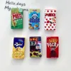 Kitchens Play Food NEW 6PCS/9PCS Mini Resin Candy 1/6 Scale Dollhouse Miniature Chocolate Snacks Box for Dollhouse Kitchen Play Decoration Toys 2443