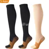 Calzini da uomo a 3 coppie di compressione di rame da donna uomo antidicale sollievo dal dolore graduato calze unisex ginocchiere alte 15-20 mmhg