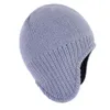 Connectyle -Männer warme Winterhüte Kabelstrick Fleece Gefüttertes Ohrklappenhut Daily Beanie Watch Cap 240311