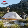 Shelters Naturehike Camping Tent Cloud Up 1 2 3 New Upgrade Ultralight Cycling Tent Outdoor 10D Waterproof Hiking Tent Large Space Tent