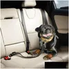 Hundekragen Leinen Tether Bungee Sicherheitsgurt für Stoff Nylon Hunde Gürtel Car Reflective Sitzversorgungen Gurt Verstellbare Reise langlebig p otyzt