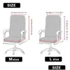 Chair Covers Stretch Computer Er With Arms Floral Printed Office Rotating Sliper Desk Armchair Seat Anti-Dirty 240313 Drop Delivery Ho Otp7U