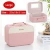 Sac de rangement Vanity Case Makeup Sac pour femmes Articles de toilette portables Organisateur Travel Girl Soucha Mesdames Make Up Beauty