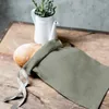 Storage Bags Promotion Reusable Produce Bag With Drawstrings Natural Linen Washable For Food Safe Shopping Groceries TJ7720 Gift