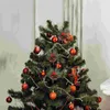 Fleurs décoratives 10pcs de Noël de Noël Pick Picks Berries Pinecones Tree pour bricolage de jardin de mariage (
