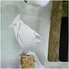 Garden Decorations Metal Birds Art Silhouette Decoration Scpture Bird For Balcony Drop Delivery Home Patio Lawn OT0J6