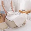أكياس التخزين شاملة كبيرة مصنوعة من قماش الكتان القطن الرطوبة قابلة للطي قابلة للطي تحت منظم السرير مع عدم وجود رائحة HT0902