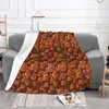 Decken Basketball -Basketbälle Flanell bedruckte Sportliebhaber atmungsaktive super weiche Wurfdecke für Bett Couch Betspannung