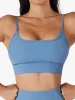 Bras Hamidou Sports sans soudage soutien-gorge de soutien-gorge sexy Yoga Bra beauté sous-vêtements d'été Fitness Top Solid White Gym Bra Push Up Running Bra