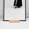 Storage Bags Stands Display Artwork Holder Wood Full Body Mirror Light Luxury Wooden Length Home Decoration Support Brackets