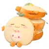 Fruit Animal Cheese Bread Hand Warming Three-in-One with Blanket Pillow Car Long Grass Air-conditioning Pillow for Students Nap