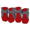 Dog Apparel Shoes Anti-slip Spring Summer Boots Protector Reflective Straps Chihuahua Teddy Breathable Net Pet Shose