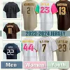 7 Ha-seong Kim Fernando Tatis Jr. Jersey de beisebol Manny Machado 2 Xander Bogaerts Tucupita Marcano Jurickson Profo 31 Dave Winfield Enyel de Los Santos Matthew Batten