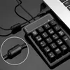 Teclados mini teclado numérico com fio USB para Windows XP/7/8 Acessórios para laptop 95ad 19 key -teclado numérico