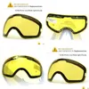 Ski Goggles Nowy Copozz Owwo rozjaśniający obiektyw dla modelu GOG201 Zwiększ jasność pochmurna noc, aby używać dostawy Sports Otybb